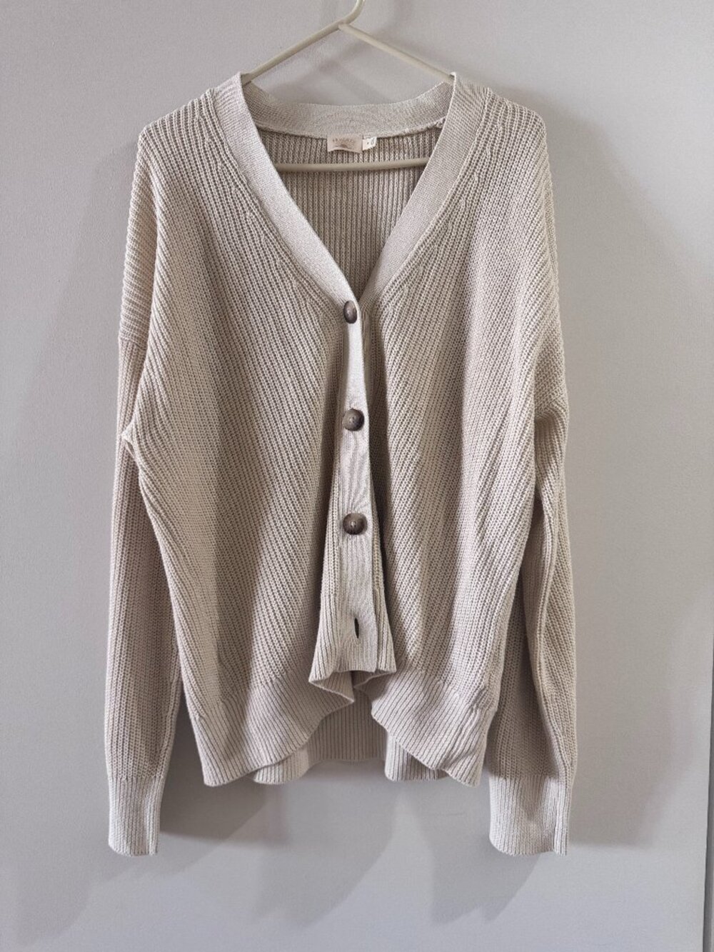 Faherty Miramar Linen Relaxed Cardigan--sz M